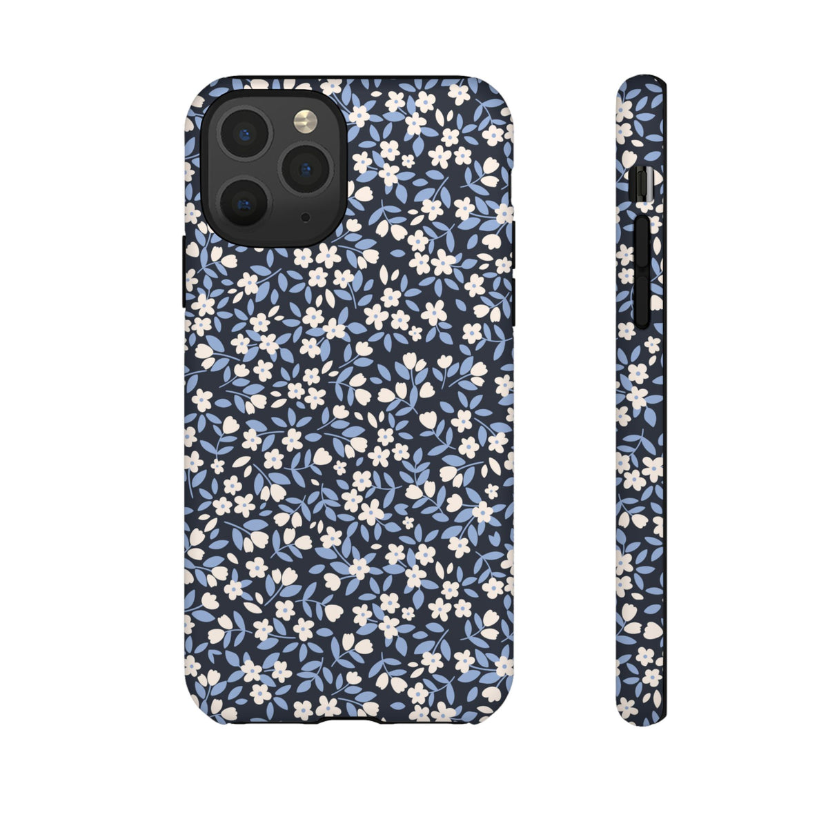 Ditsy Darling | Navy Blue Floral iPhone Case