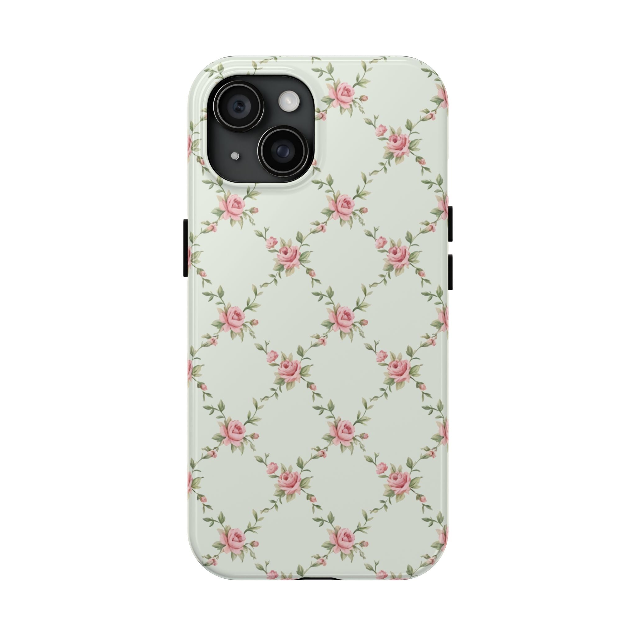 Rose Lattice Coquette iPhone Case