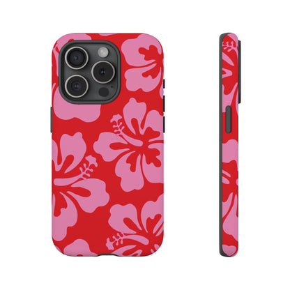 Aloha | Red Tropical Floral Case