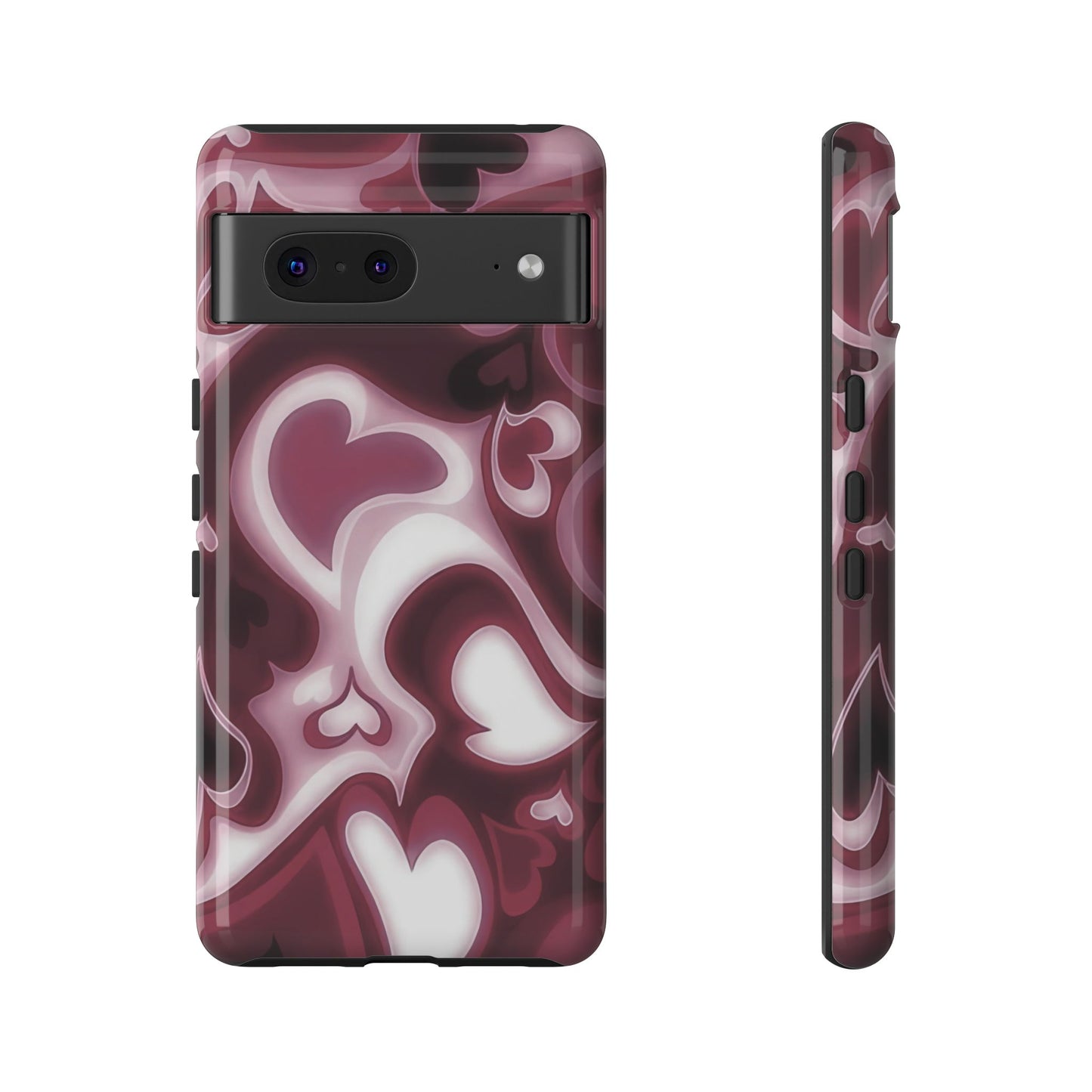 Dreamy Hearts | Retro Pixel Case