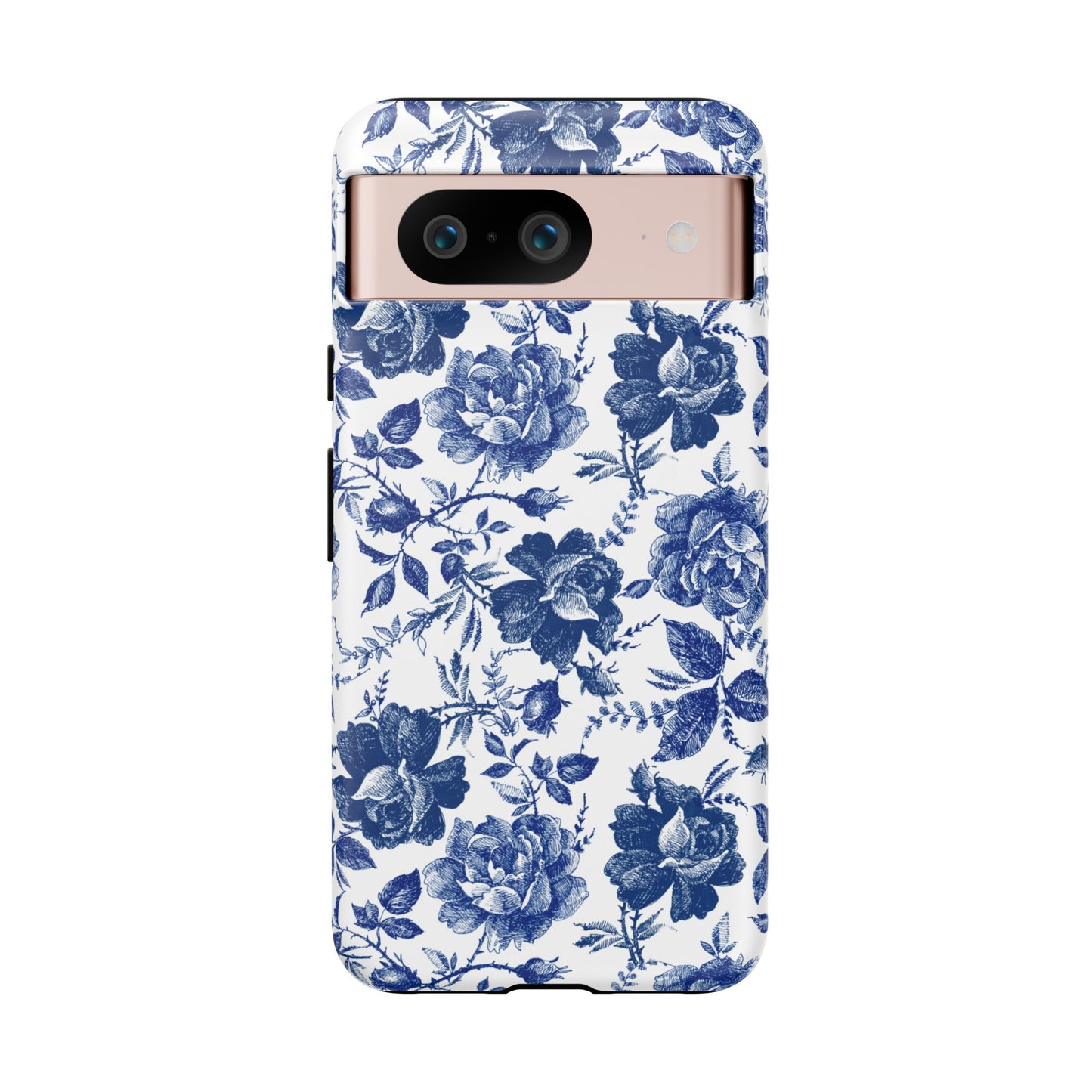 Indigo Rose | Blue Floral Case