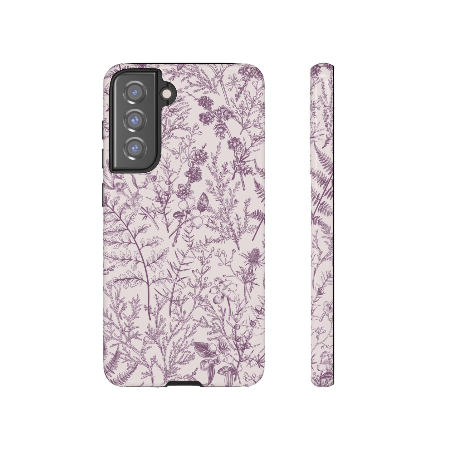 Plum Botanical Garden | Purple Floral Case