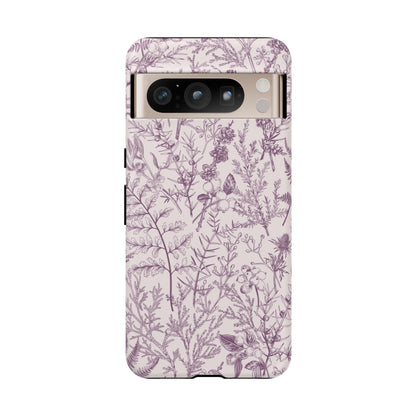 Plum Botanical Garden | Purple Floral Case