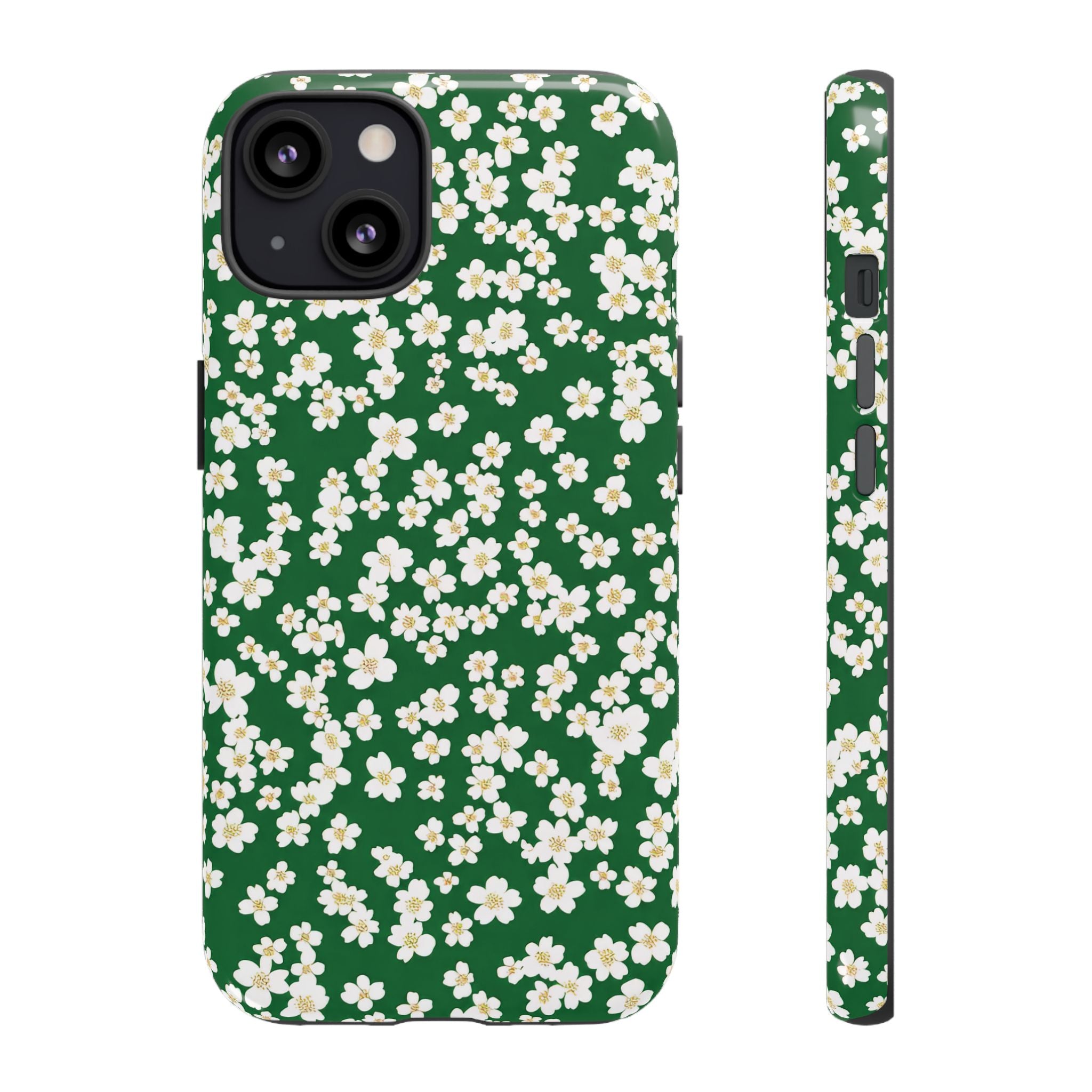 Emerald Bloom iPhone Case
