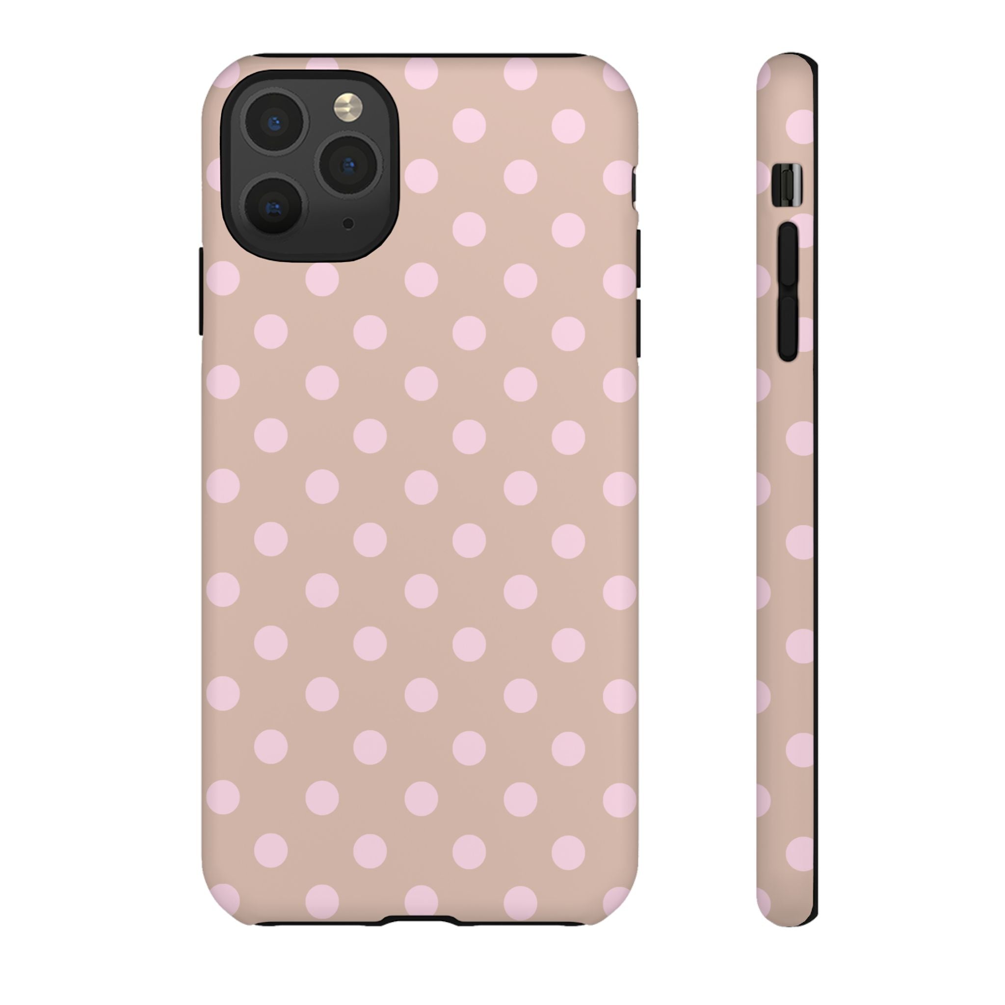Blush Polka Dot iPhone Case
