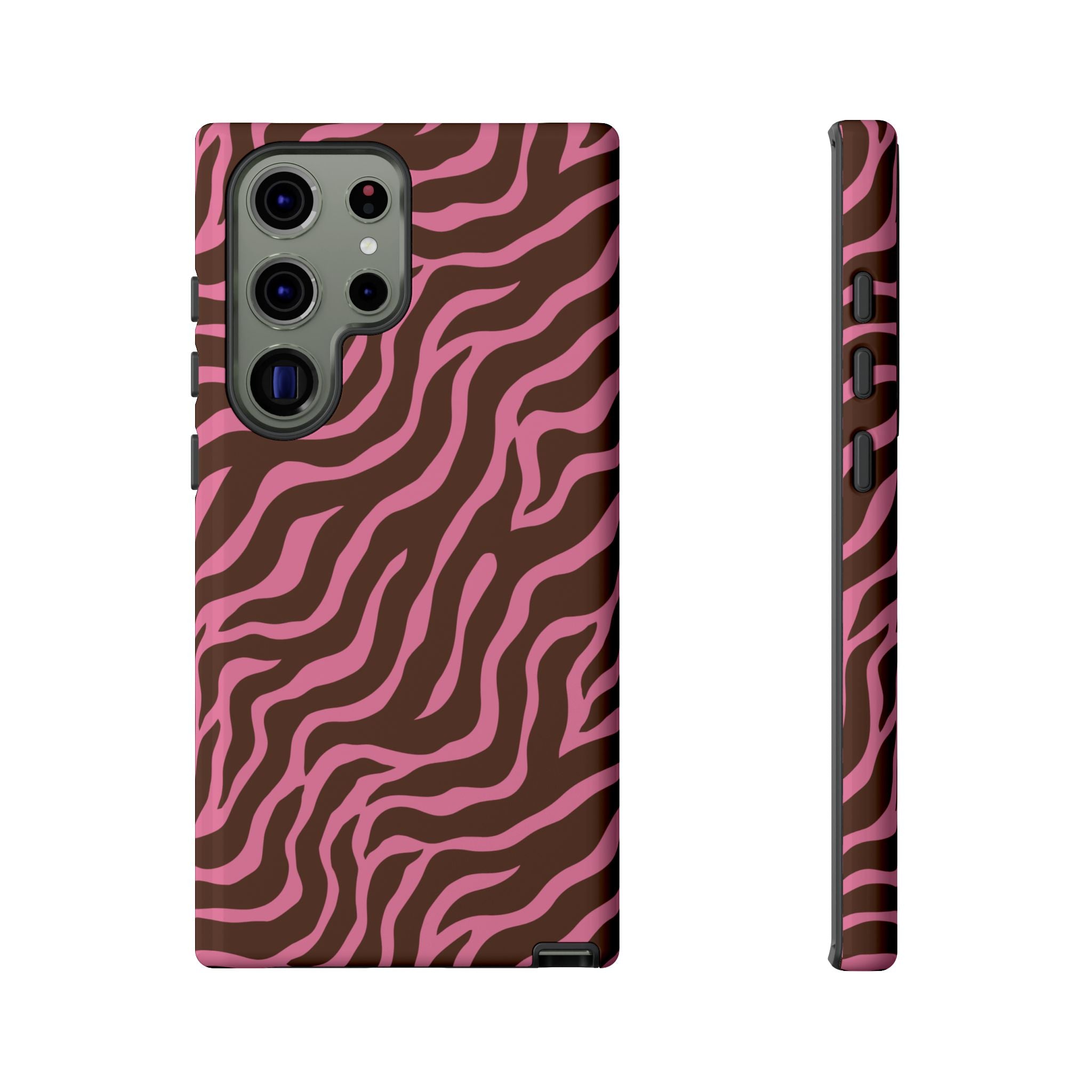 Pink Instinct | Zebra Print Galaxy Case