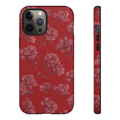 Roses Are Red | Red Floral Case