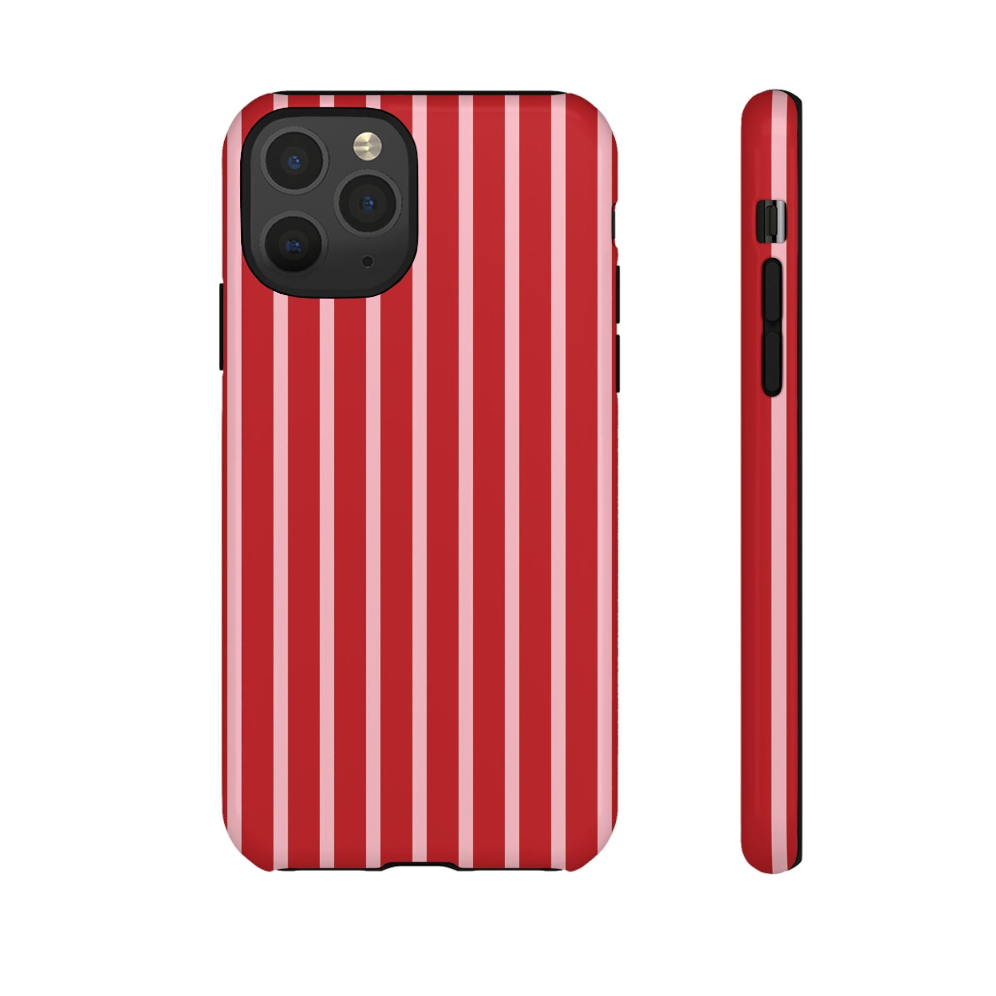 Raspberry Stripe | iPhone Case