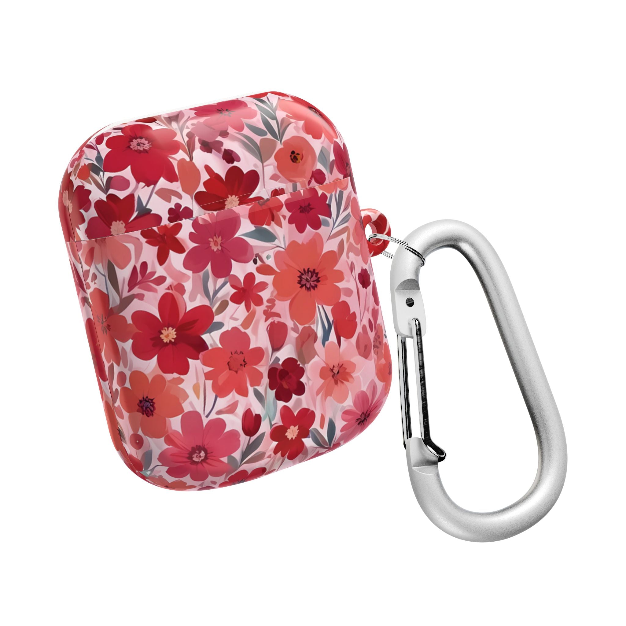 Think Pink Floral AirPods Case