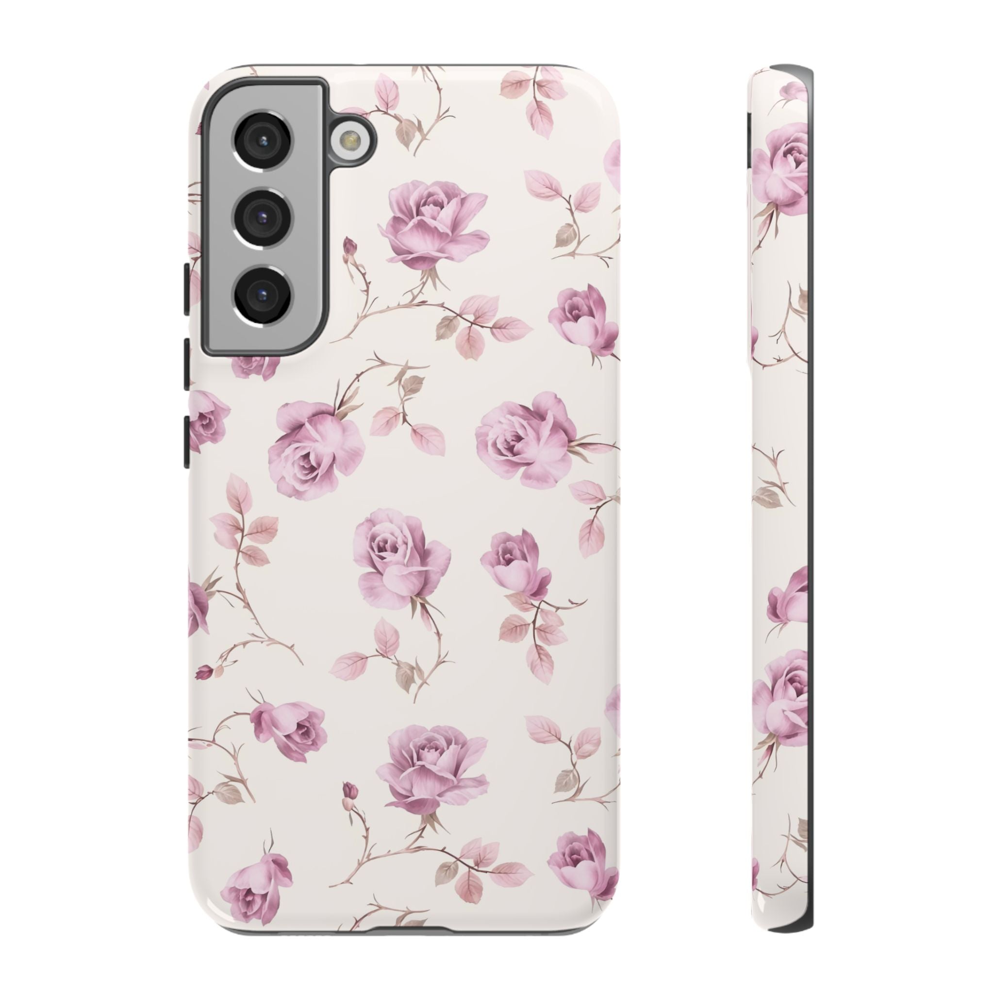 Vintage Rose Coquette Floral Galaxy Case