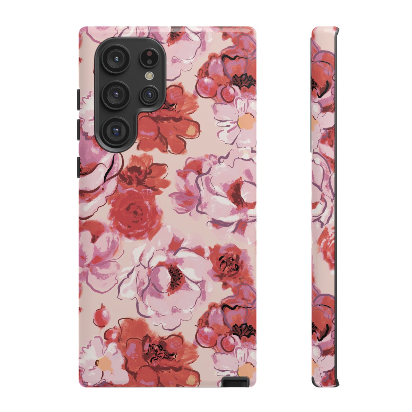 Charmed | Pink Painted Roses Case