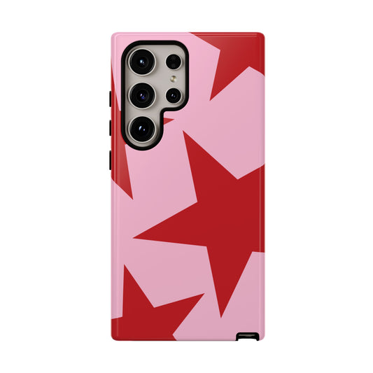 Funda Galaxy con estrellas rosas Superstar