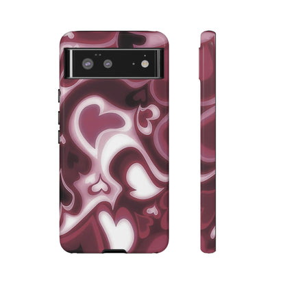 Dreamy Hearts | Retro Pixel Case