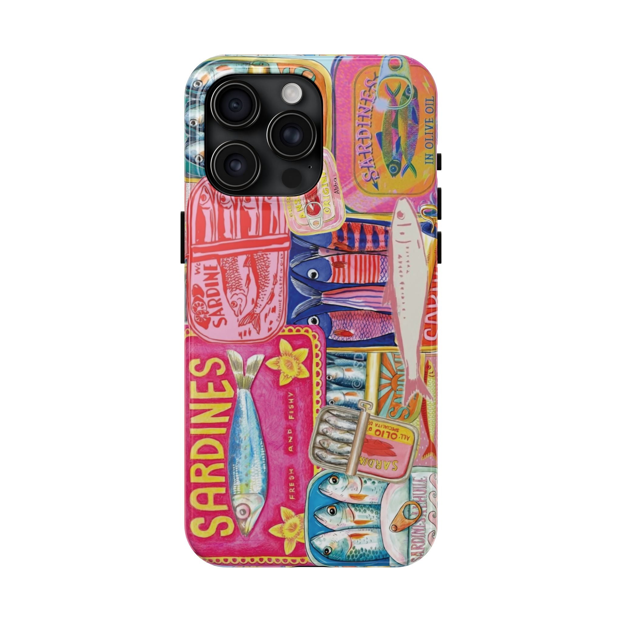 Sardines Collage iPhone Case