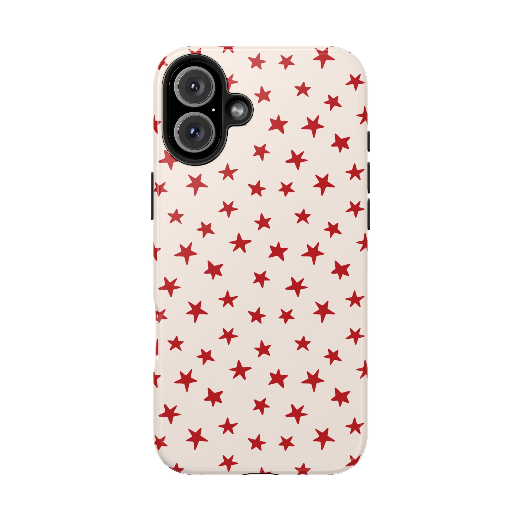 Starstruck Red Stars iPhone Case