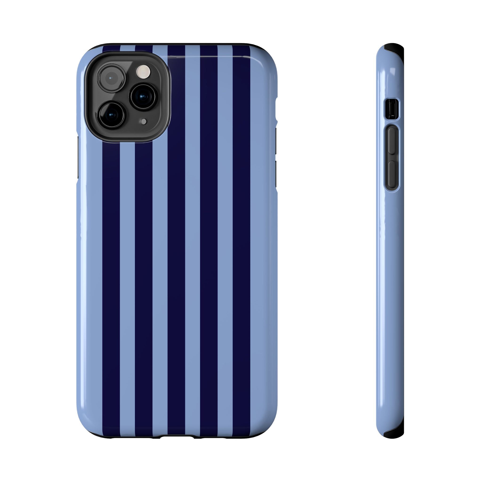 Blueberry Stripe iPhone Case