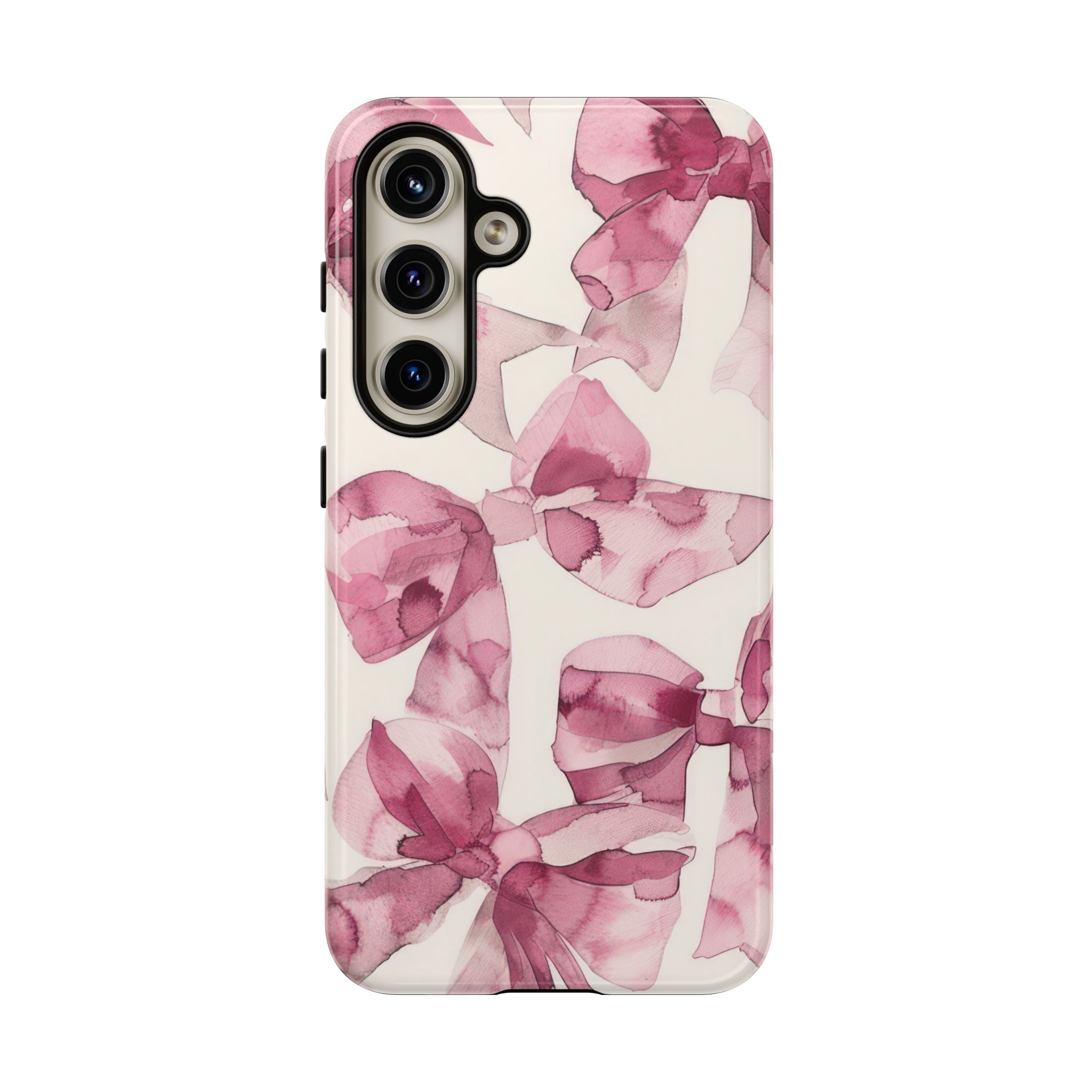 Whimsy Pink Bow Galaxy Case