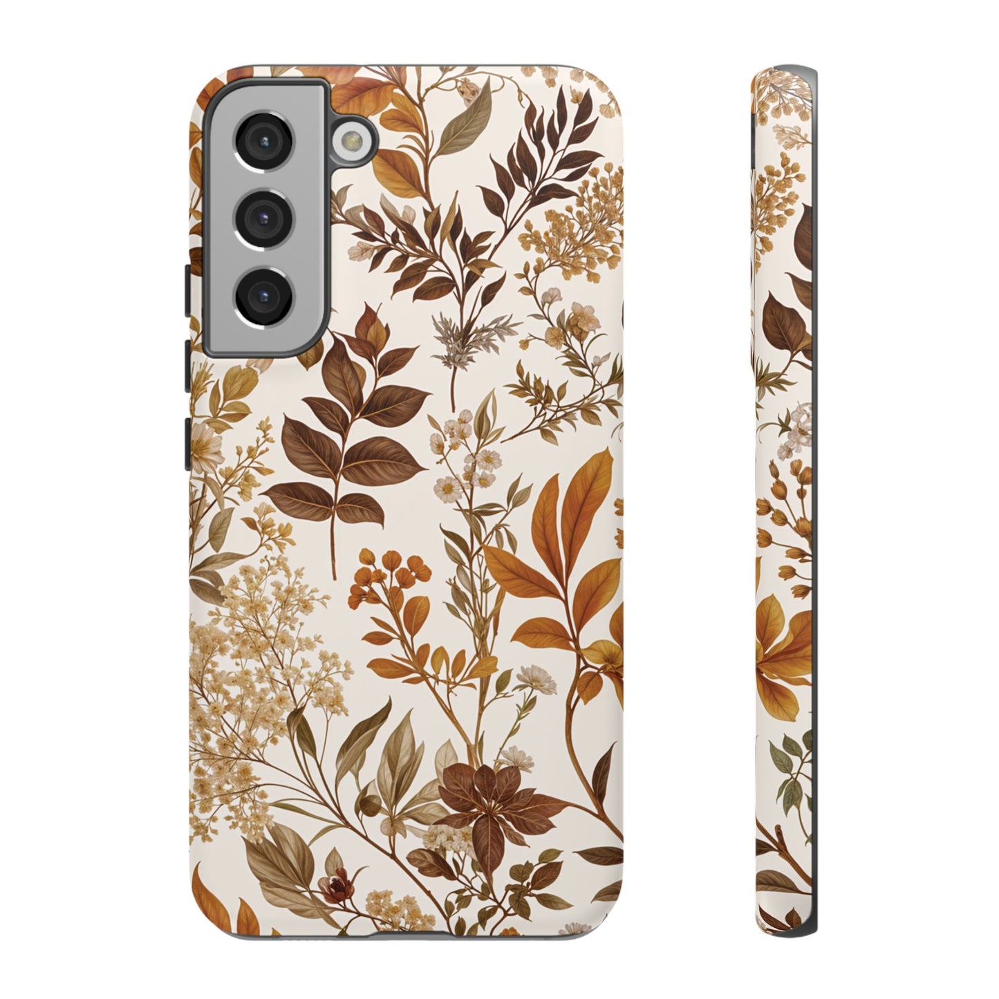 Autumn Botanical | Brown Floral Case