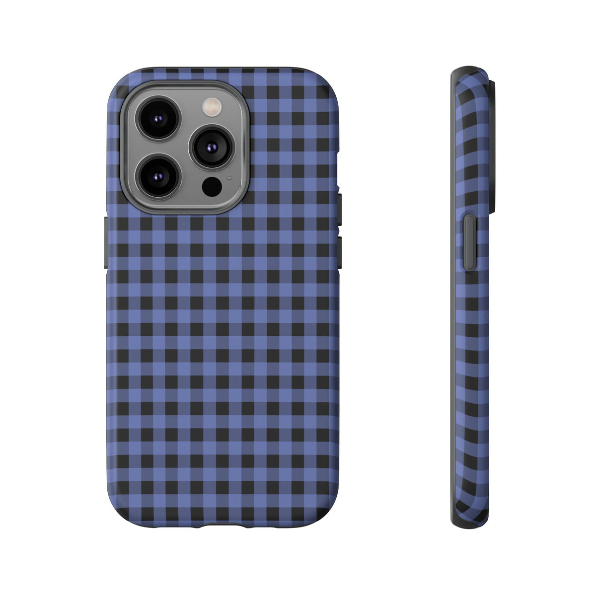 Blueberry Jam | Blue Gingham iPhone Case