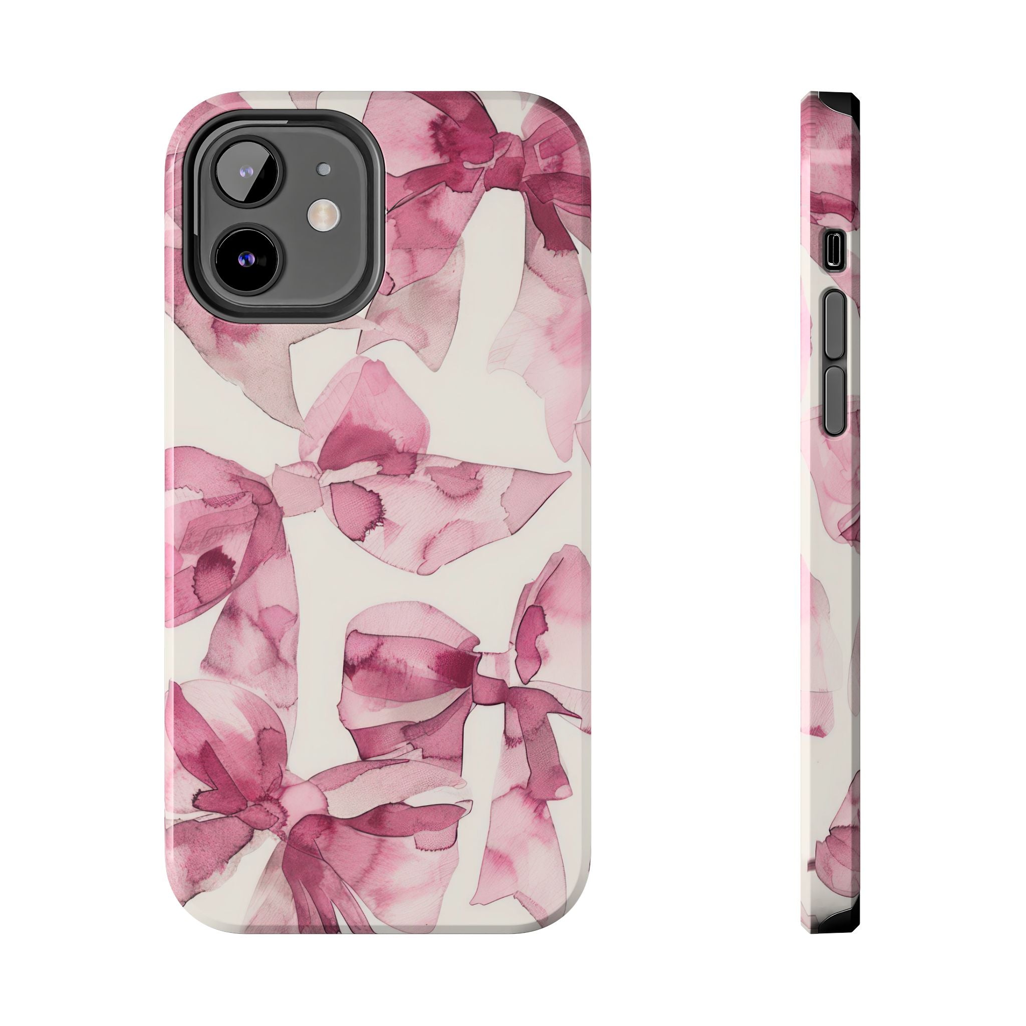 Funda para iPhone con lazos rosas | Whimsy