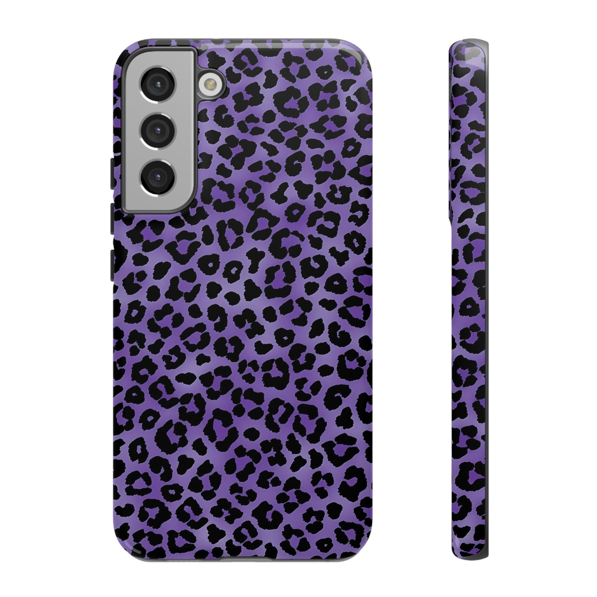 On the Prowl Purple Leopard Galaxy Case