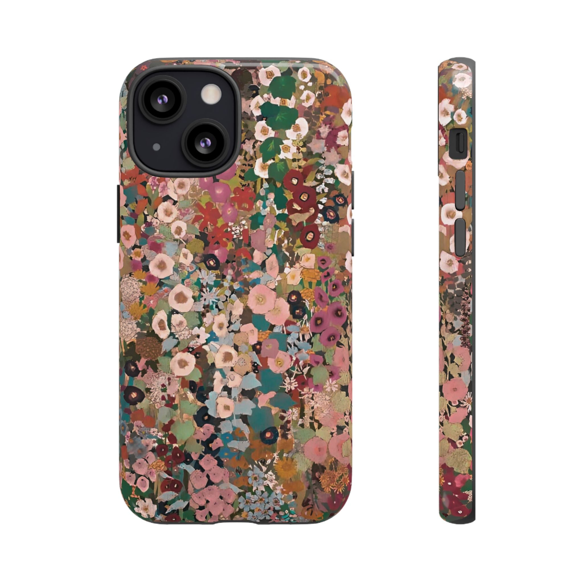 Funda para iPhone con diseño de flores de alhelí