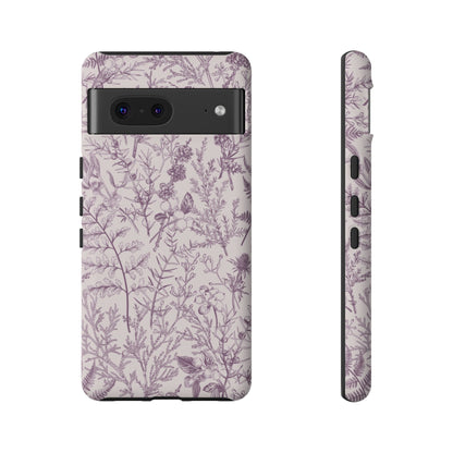 Plum Botanical Garden | Purple Floral Case