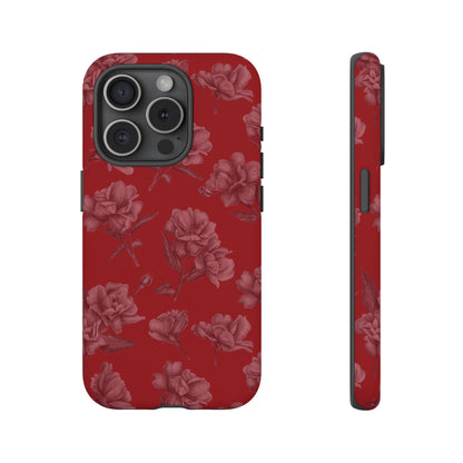 Roses Are Red | Red Floral Case