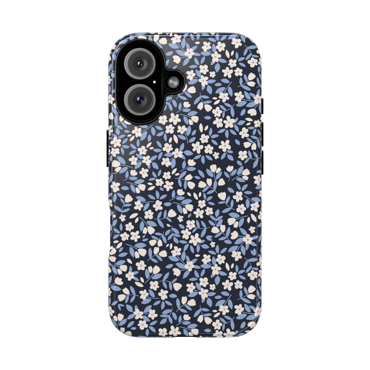 Ditsy Darling | Navy Blue Floral iPhone Case
