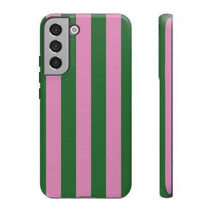 Retro Stripe | Pink & Green Y2K Case