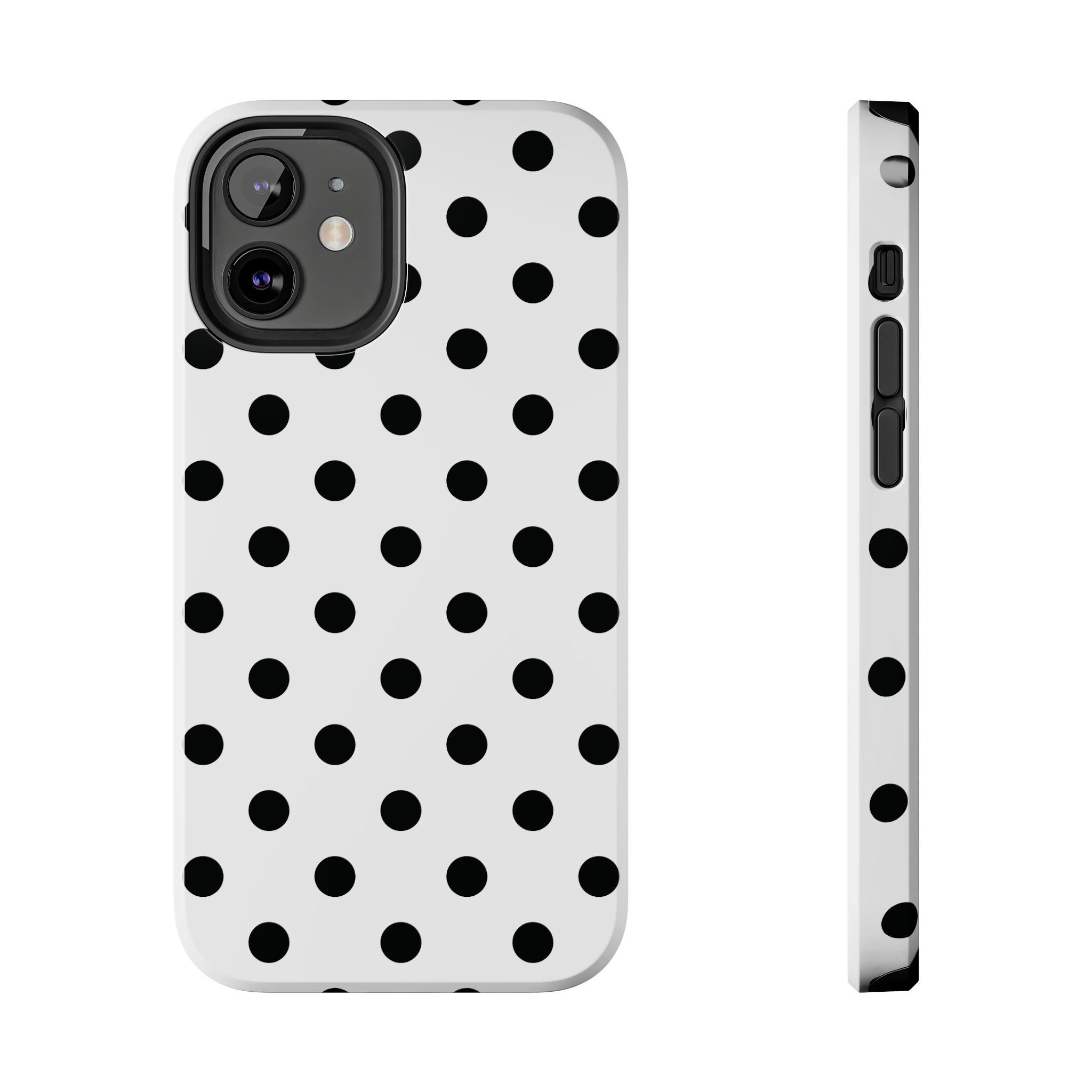 Polka Dots White iPhone Case