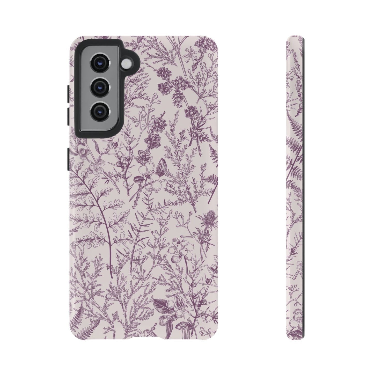 Plum Botanical Garden | Purple Floral Case