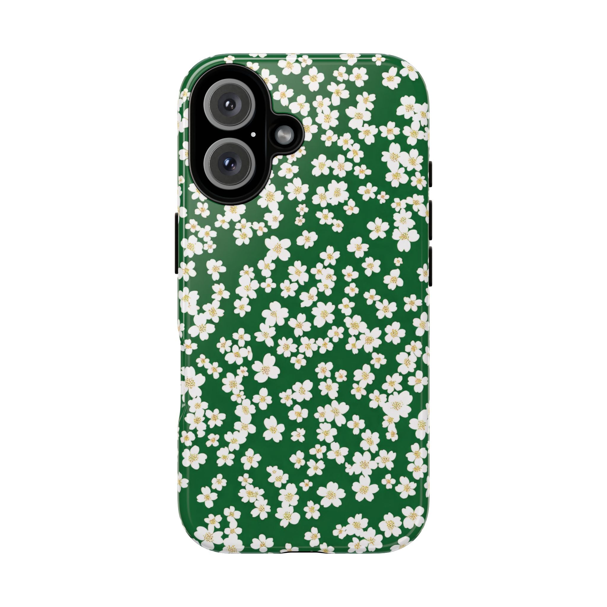 Emerald Bloom iPhone Case