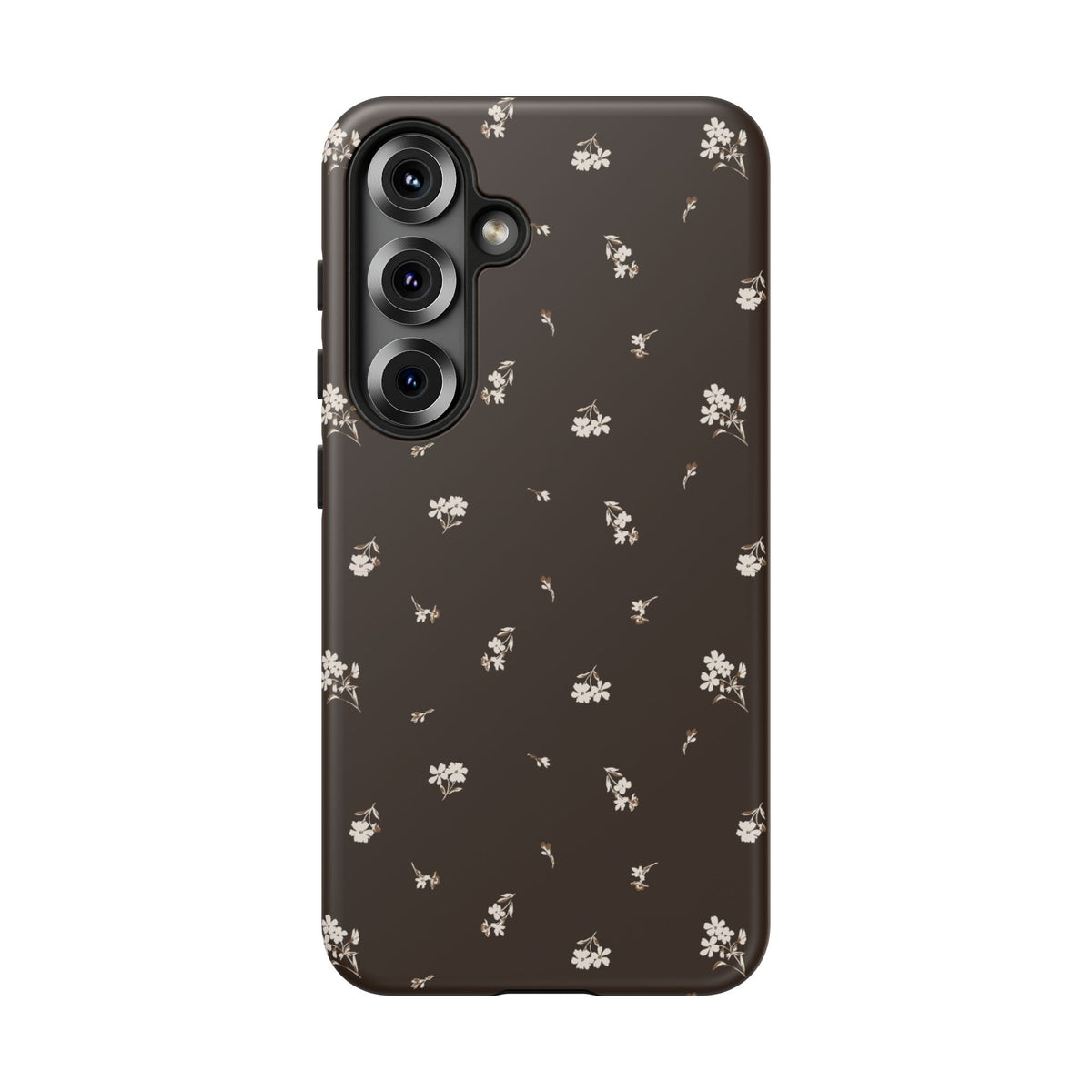 Sweet Nothings | Chocolate Brown Floral Galaxy Case
