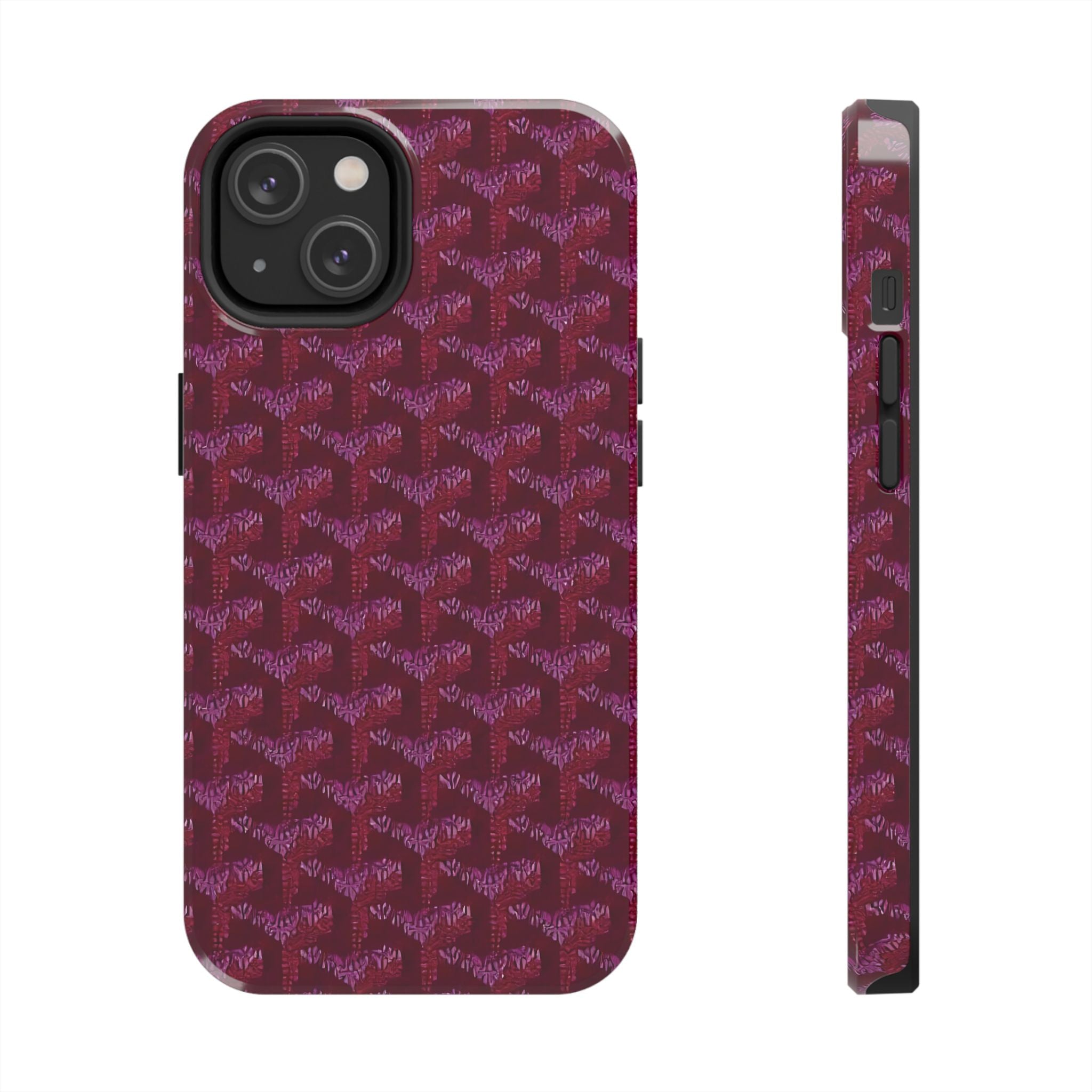 Designer Weave Purple iPhone Case