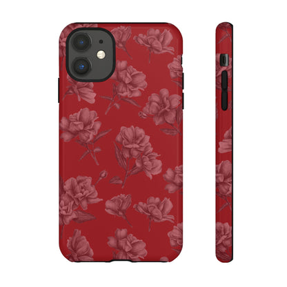 Roses Are Red | Red Floral Case