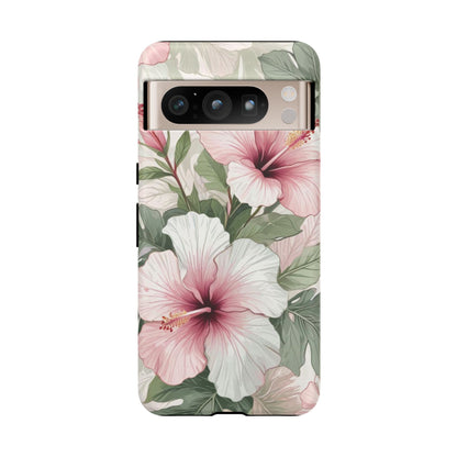 Island Hopping | Green & Pink Tropical Floral Case