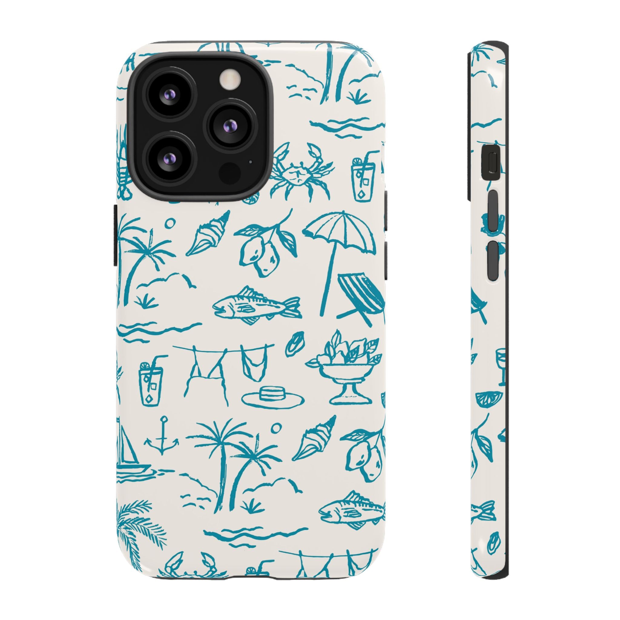 Meet Me Seaside iPhone Case
