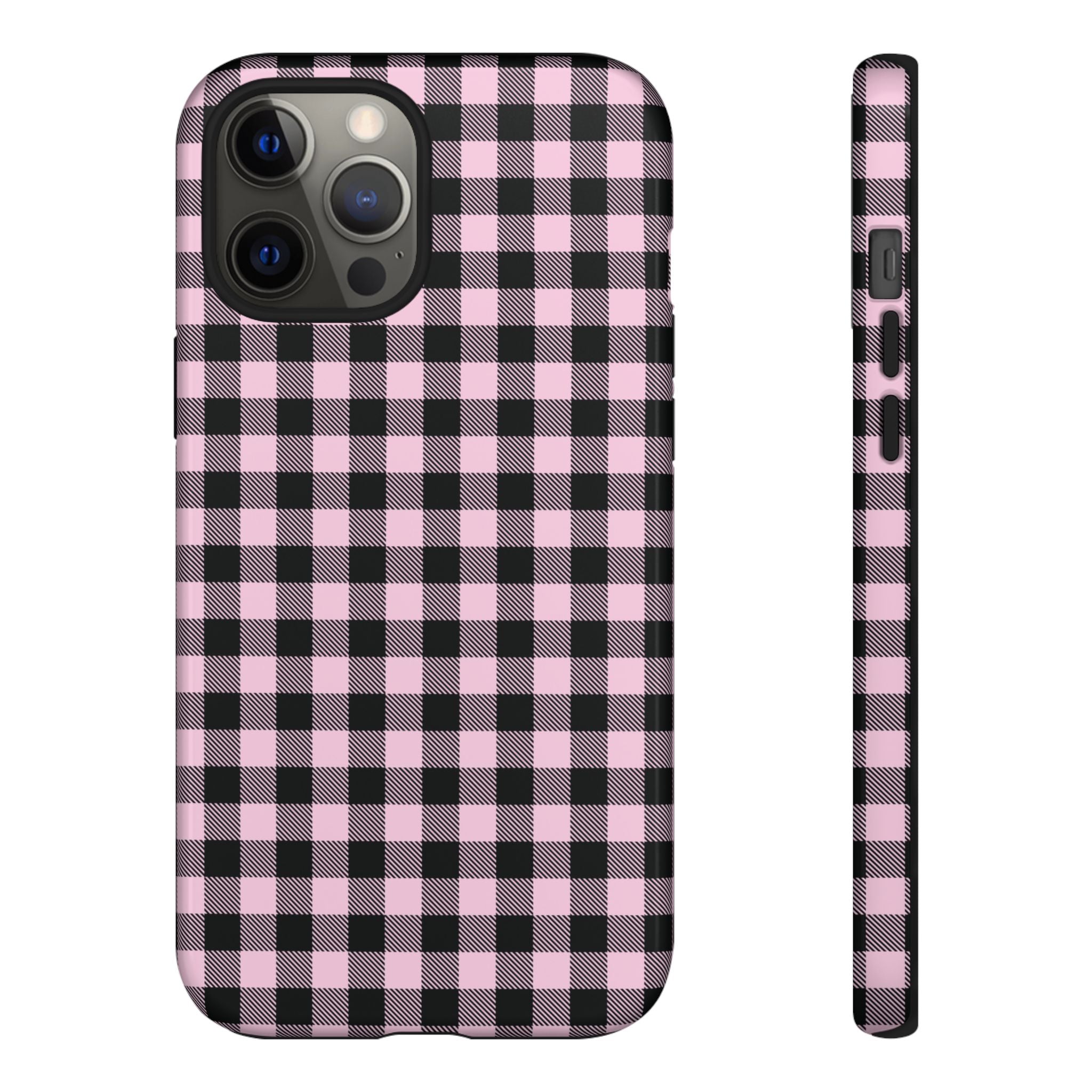 Pink Punk | Gingham iPhone Case