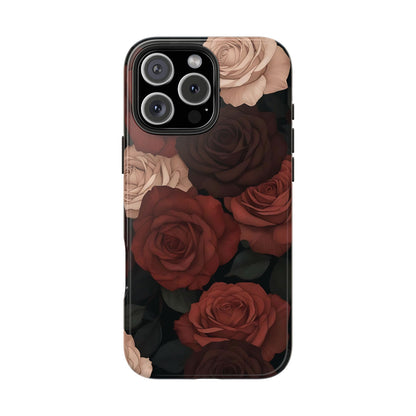 Roses | Brown Floral iPhone Case