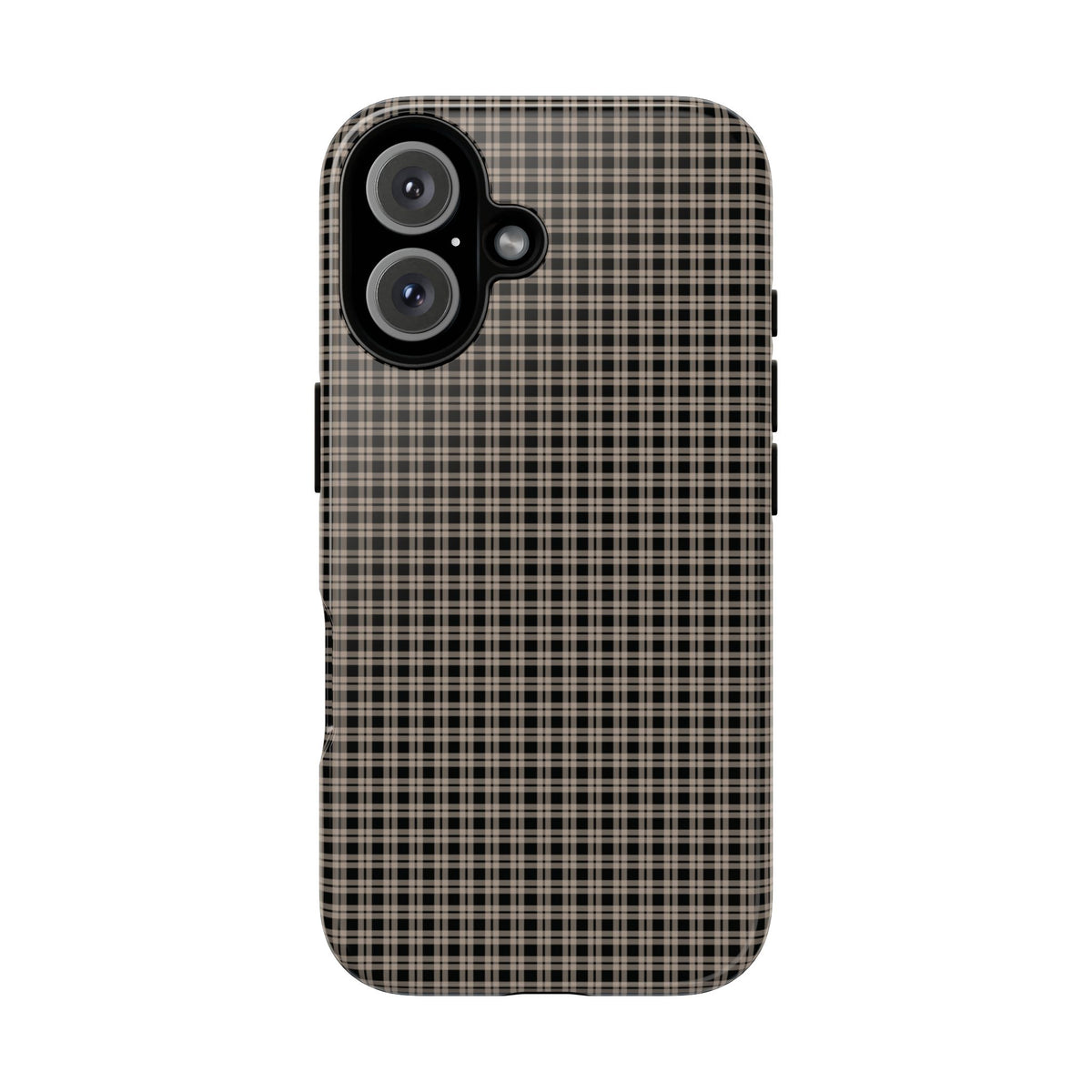 Boyfriend Flannel | Neutral Plaid iPhone Case