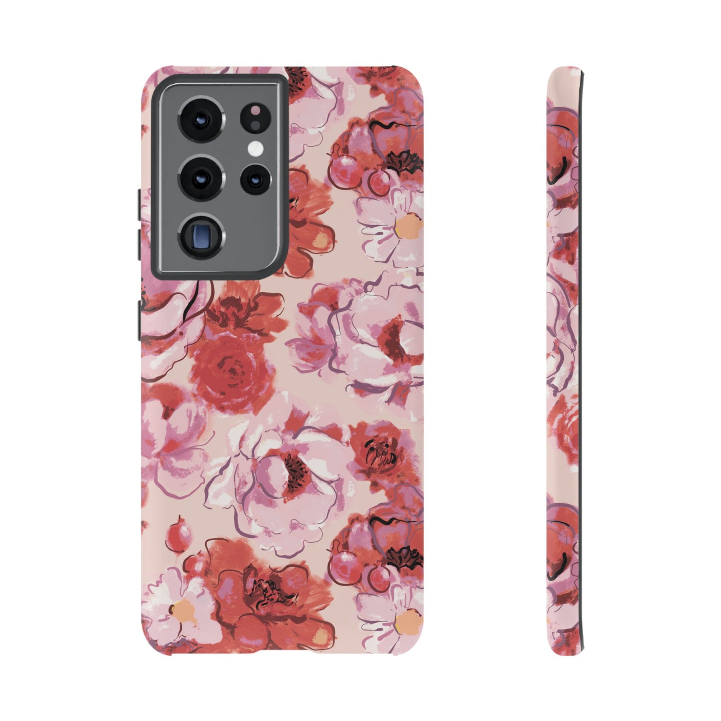 Charmed | Pink Painted Roses Case