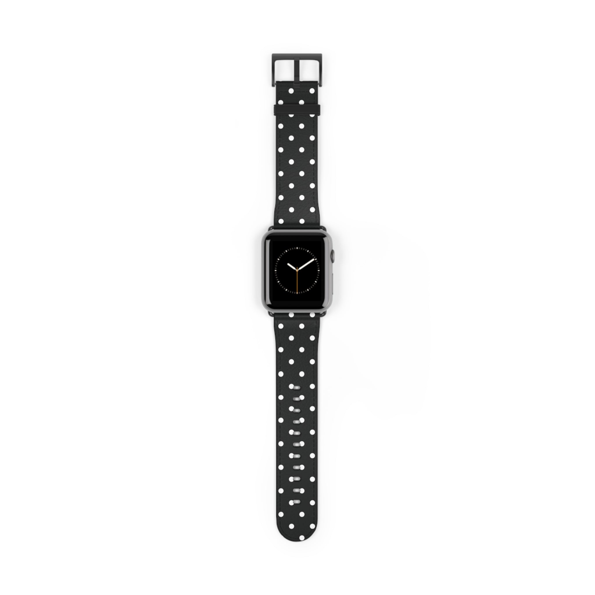 Black & White Polka Dot Apple Watch Band