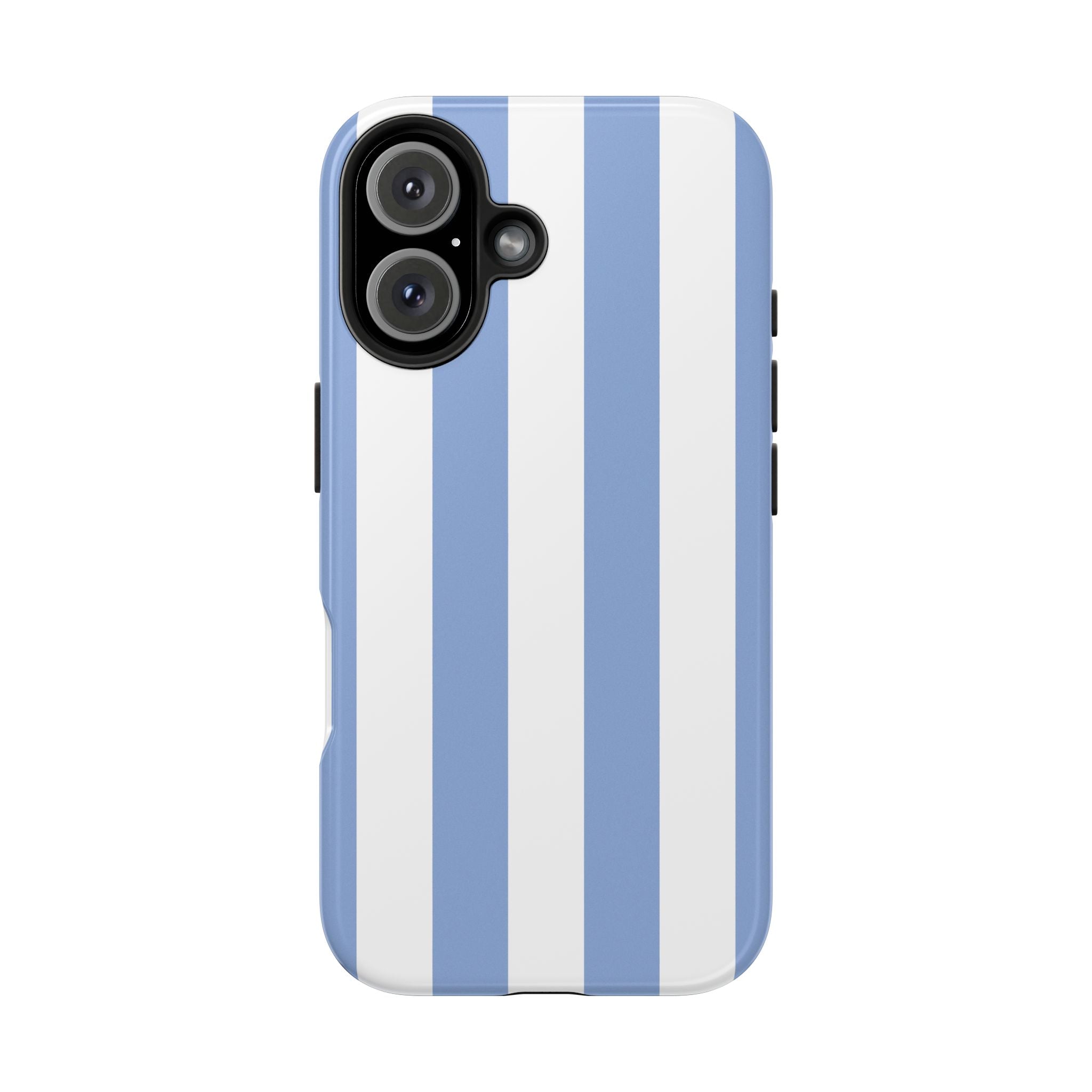 Blue Cabana Stripe iPhone Case