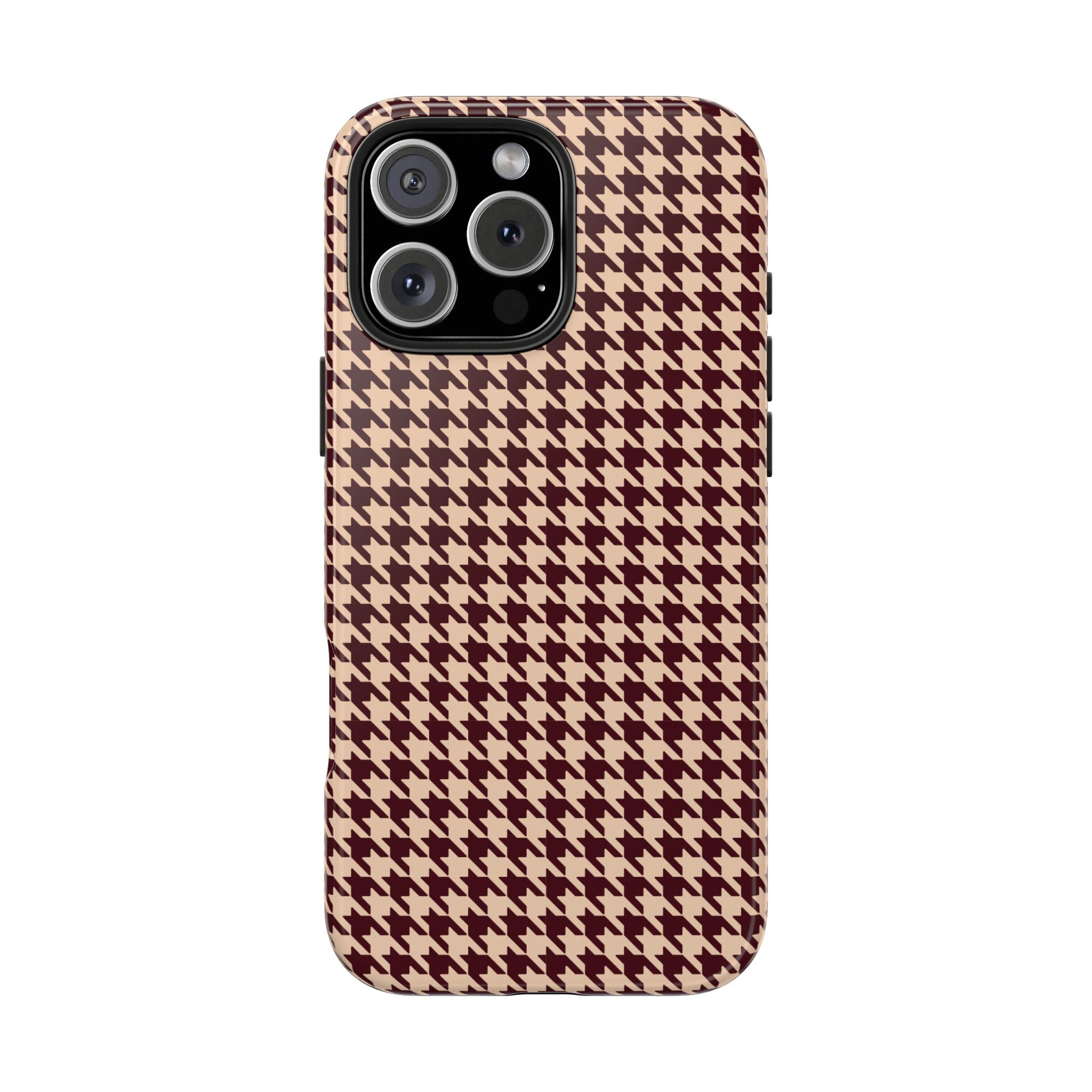 Prep School Houndstooth iPhone Case