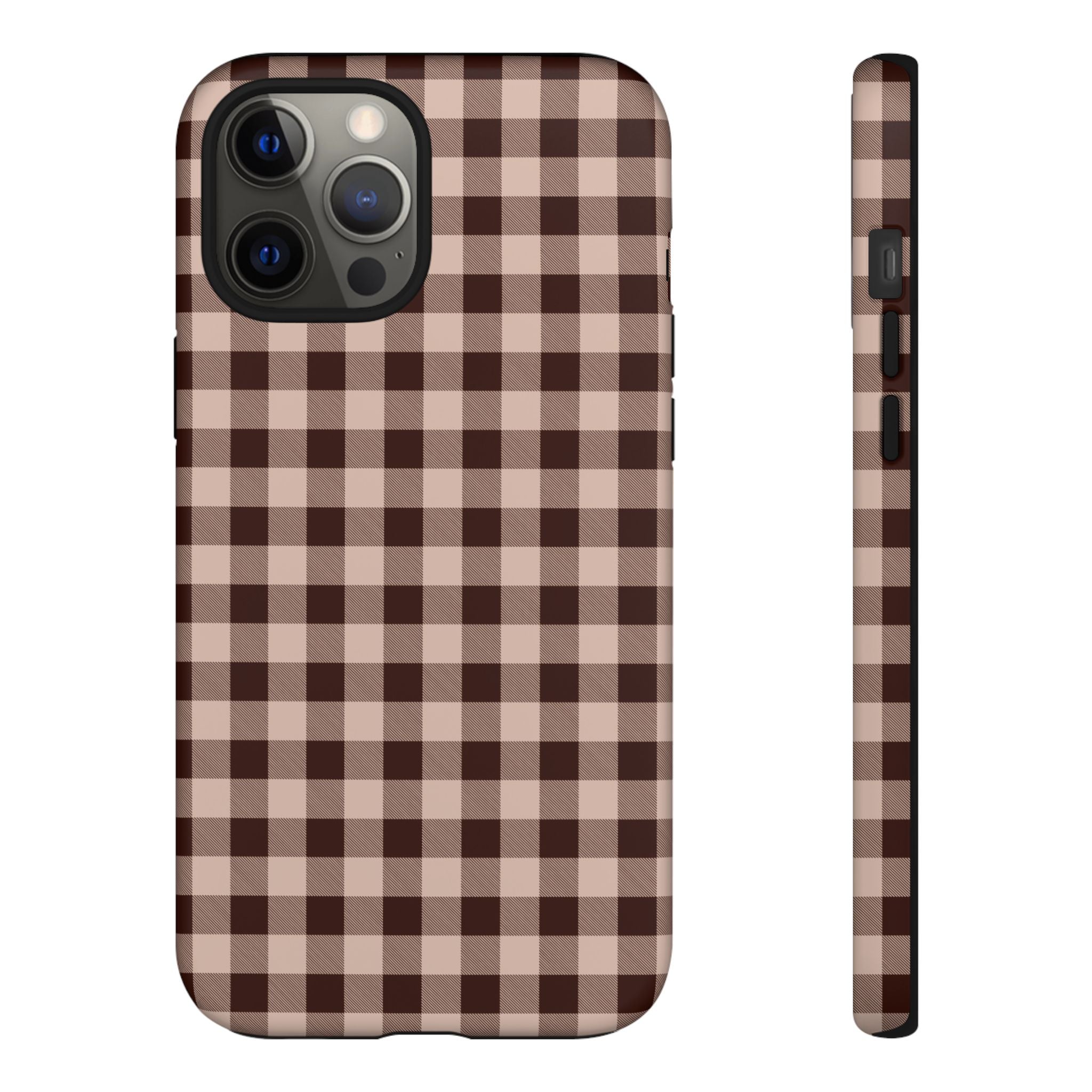 Latte Check Phone Case