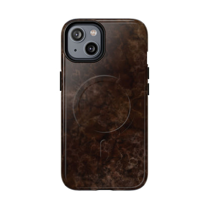 Espresso | Brown Marbled MagSafe Case