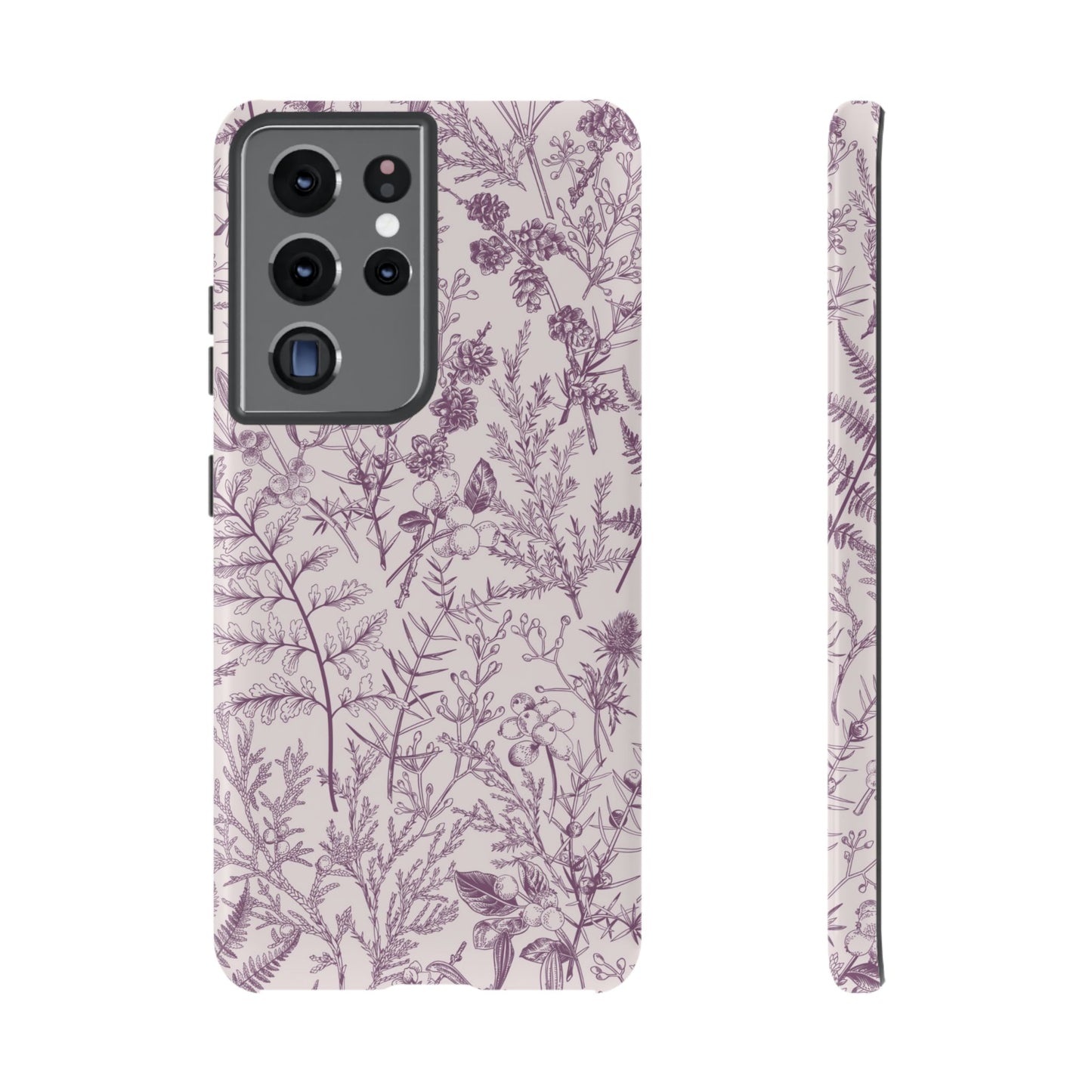 Plum Botanical Garden | Purple Floral Case