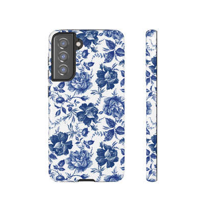 Indigo Rose | Blue Floral Case