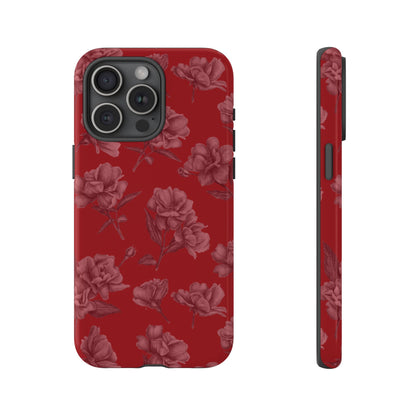 Roses Are Red | Red Floral Case